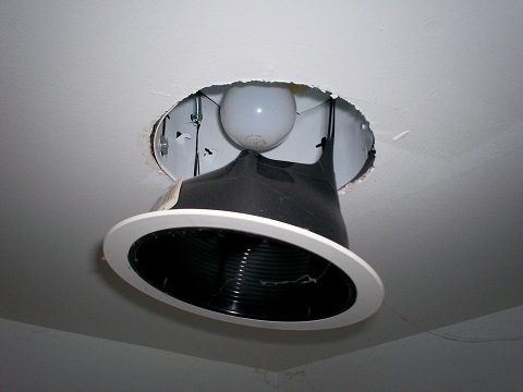 The wattage of the bulb is too high; it melted the fixture!